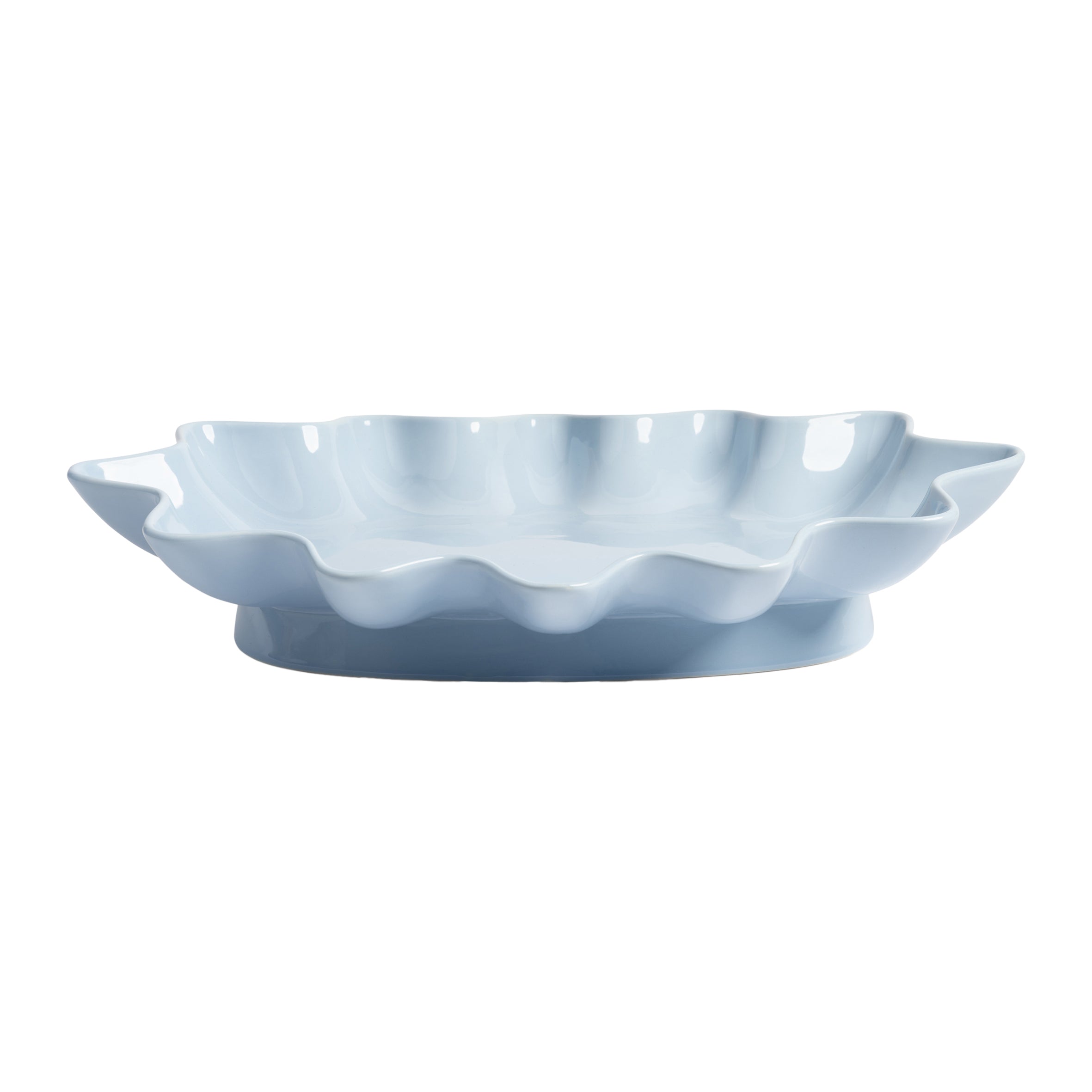 &k amsterdam Sun Schaal Ovaal - Ice Blue