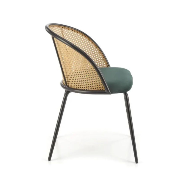 Krzesło K508 VELVET zielone