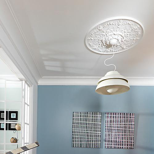 C338 Corniche plafond polyuréthane Orac Decor - 18x18x200cm (h x p x L) - Pack 2 pièces