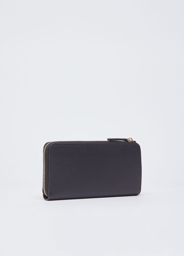 Portafoglio grande con zip