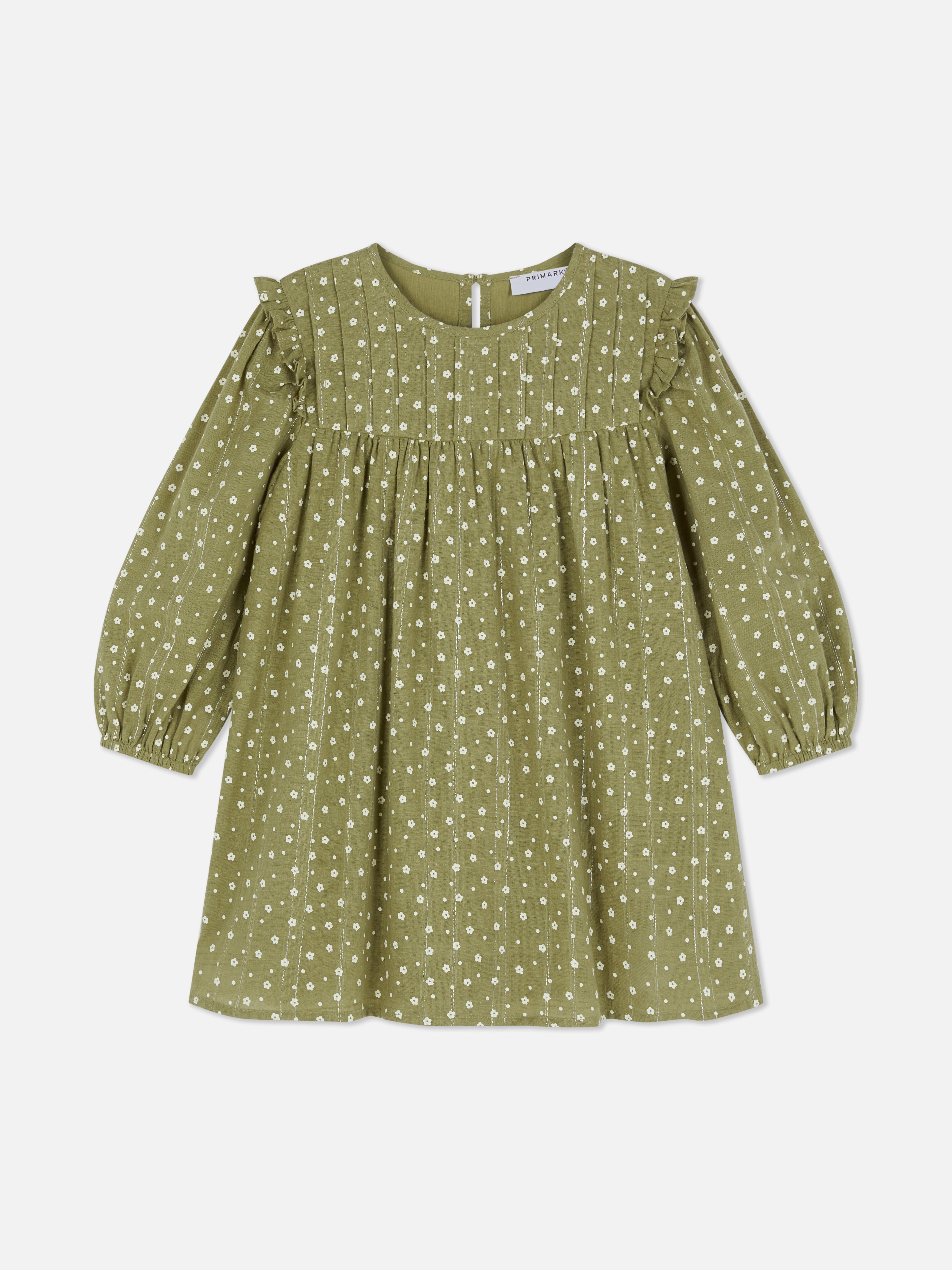 1.5-8yrs | Floral Long-Sleeve Dress