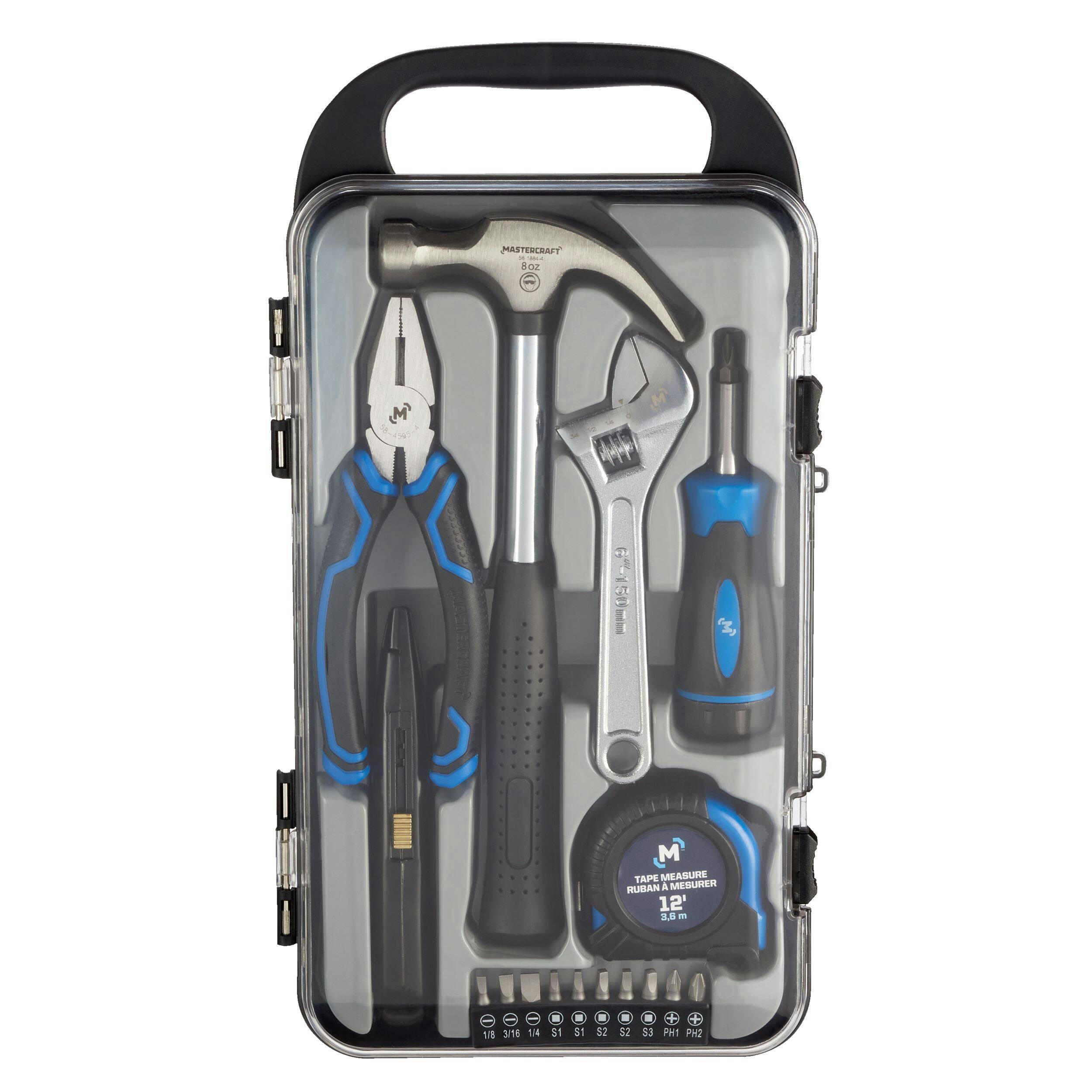 Mastercraft Home Repair Tool Set, 17-pc