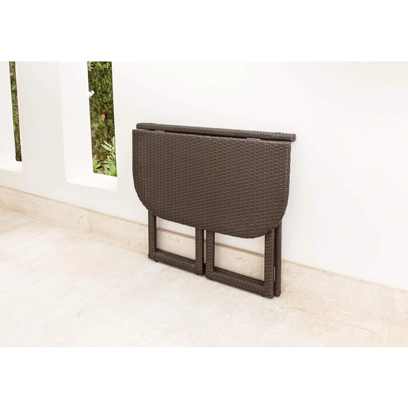 Gartenmöbelset »Rattan«, 3 Sitzplätze, Stahl/Polyrattan/Polyester, inkl. Auflagen