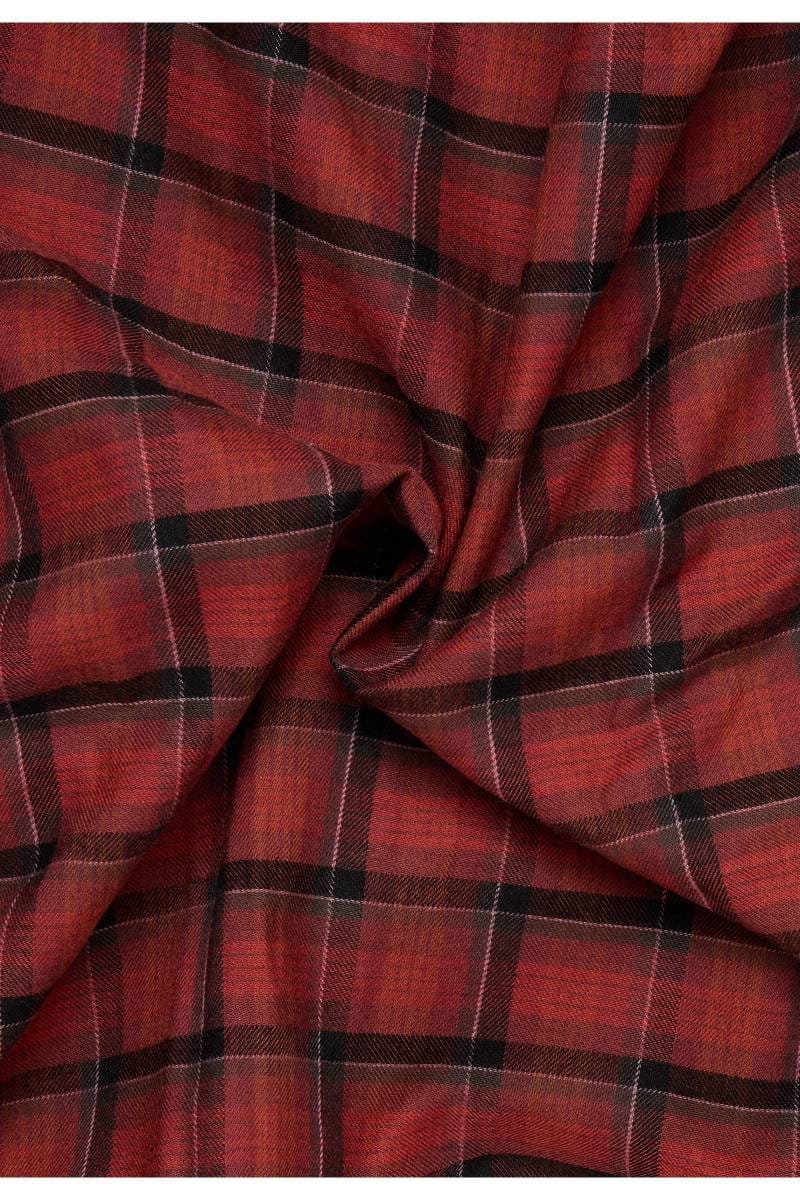 ETERNA 1863 Modern Fit Flanellhemd Campari, Kariert