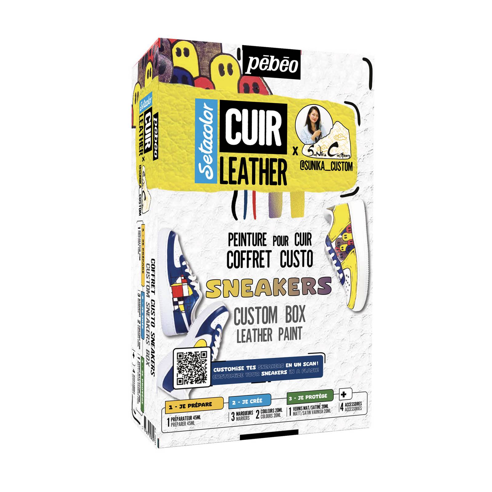 Pebeo Setacolour Leather Sneaker Set