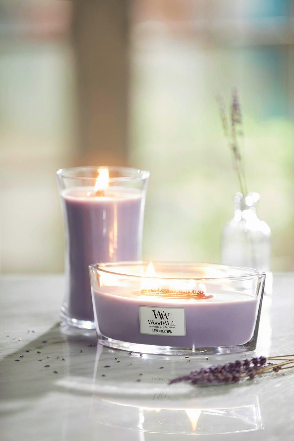 Woodwick Lavender Spa Ellipse Candle