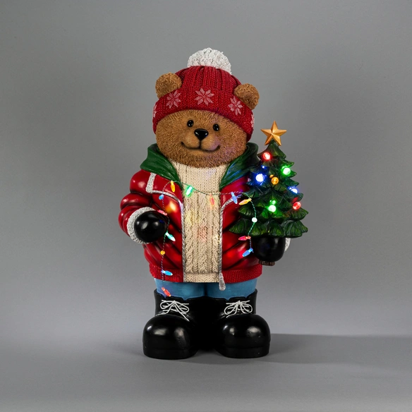 LED Figur, Polyresin, LxBxH: 41,5x31x66 cm, mehrfarbig