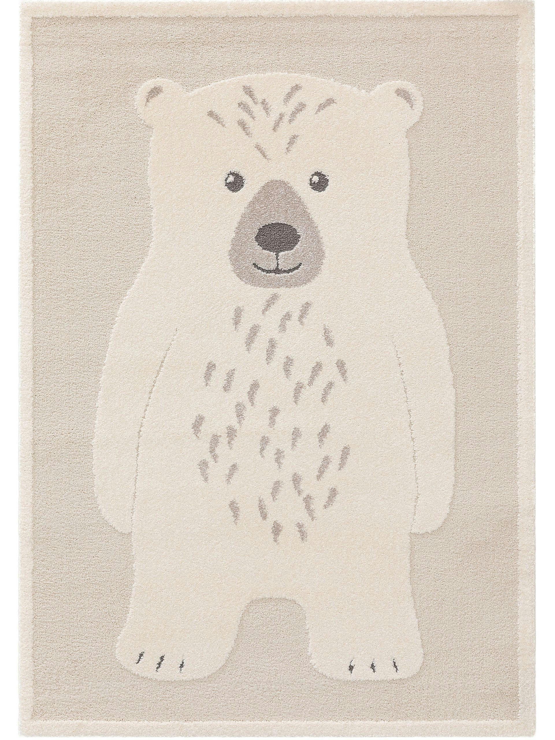 EVE - Tapis enfant crème/beige 120x170