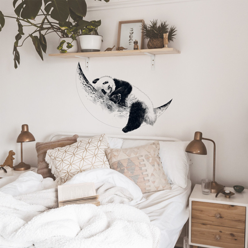 Sticker Panda endormi 48 x 68 cm