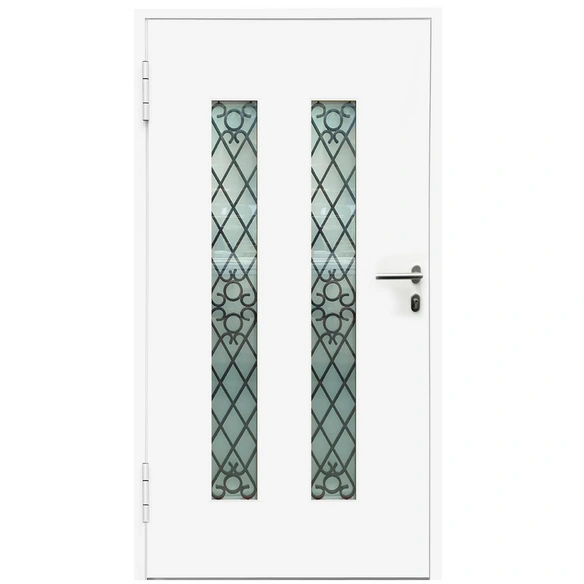 Aluminium-Haustür »Marte«, grau