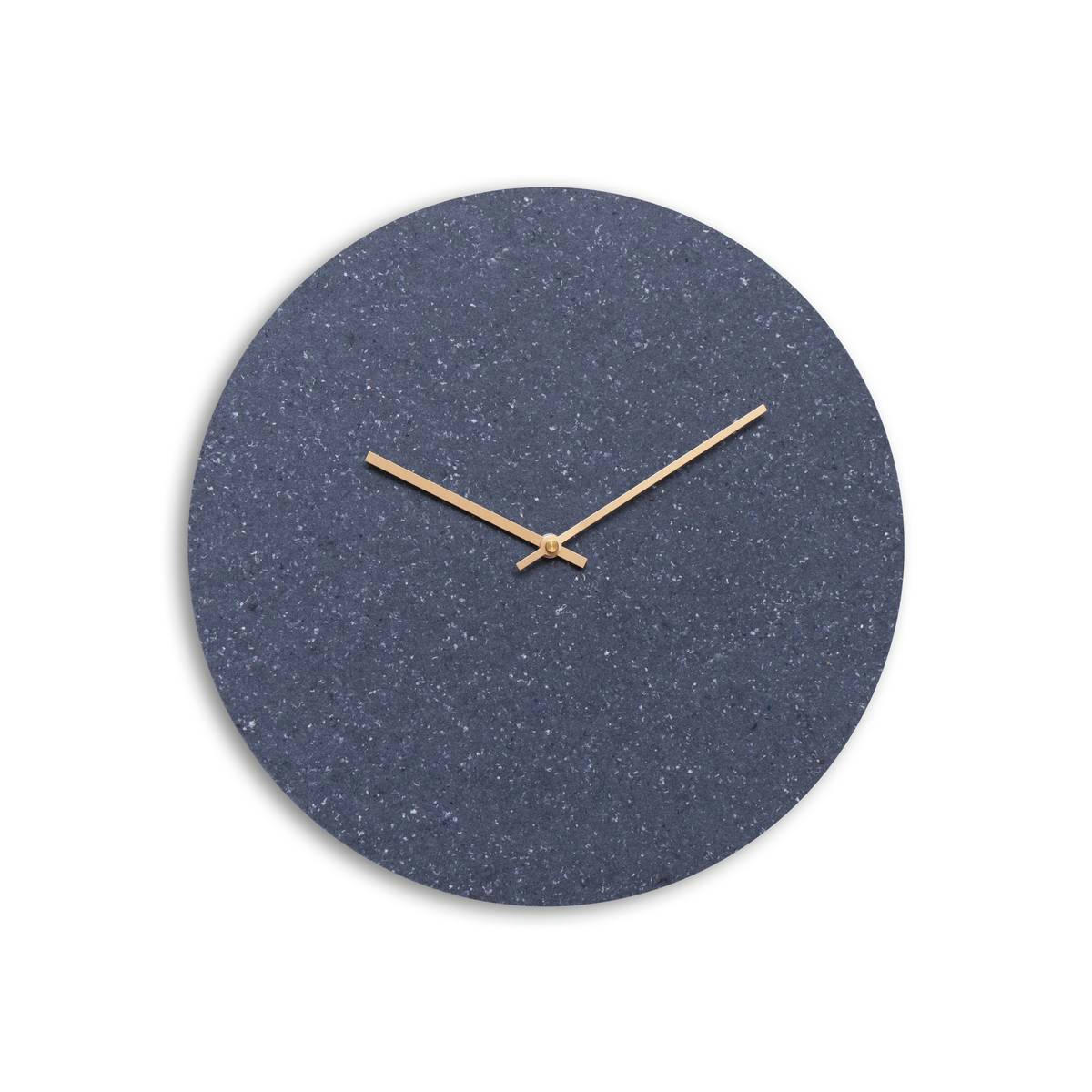 - Horloge murale en fibres textiles bleu D38cm