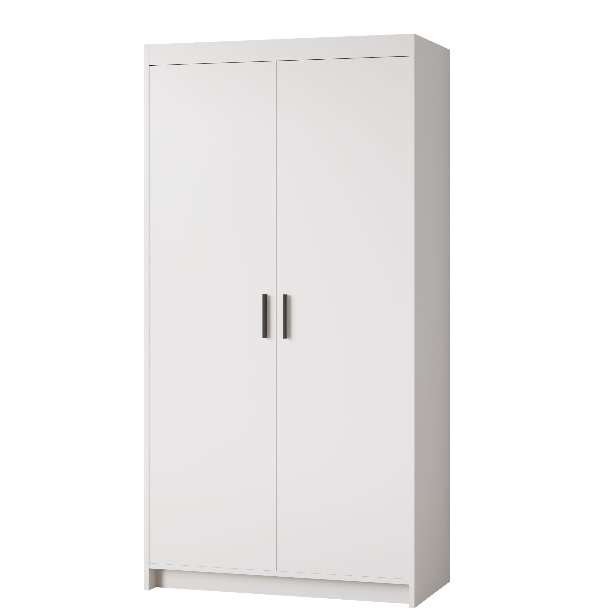 Biała szafa dwudrzwiowa KUBA 90 cm