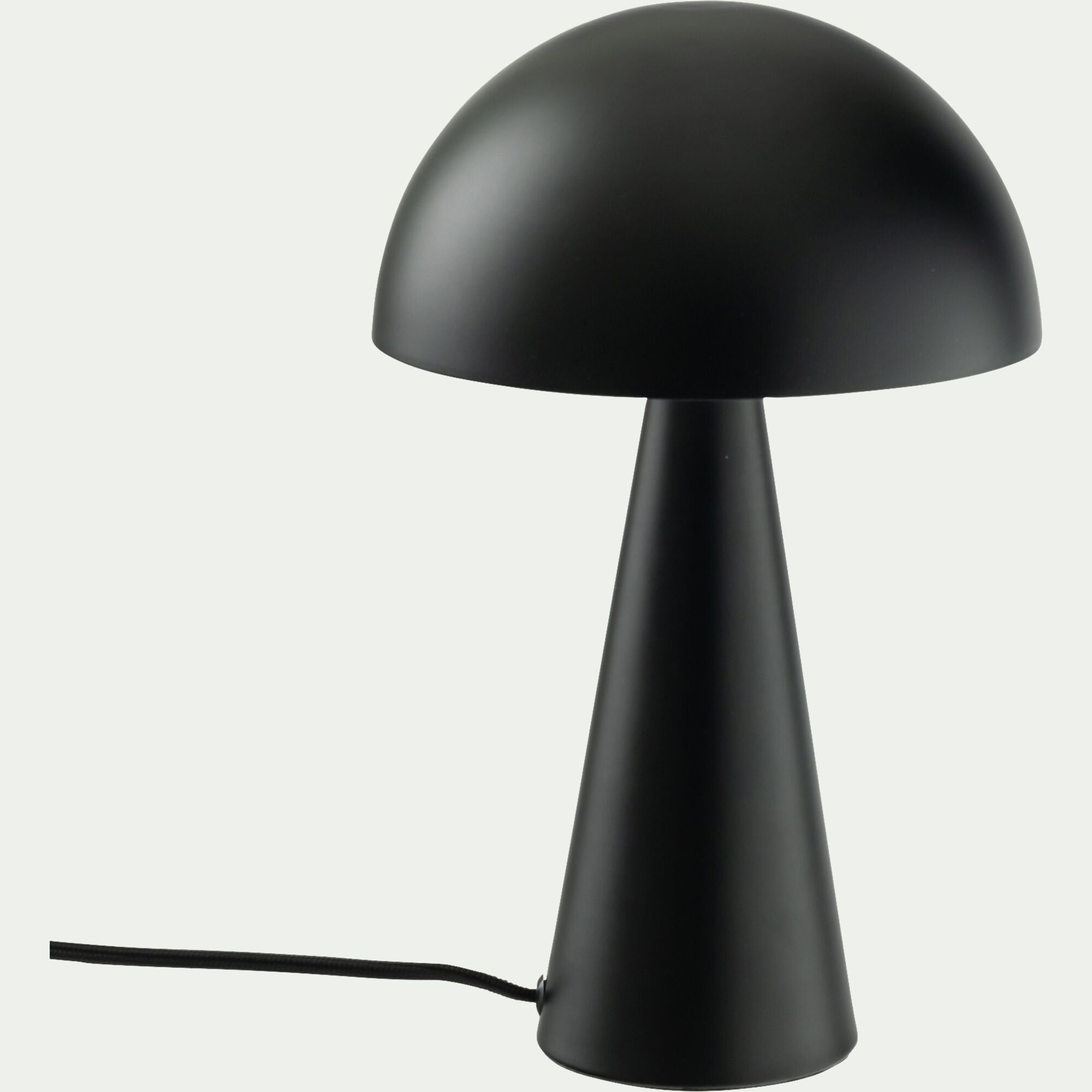 SYROS - Lampe à poser électrifiée en acier H32cm - noir