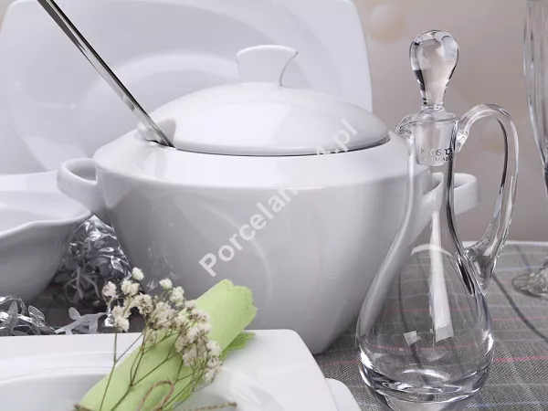 Serwis obiadowy na 12 osób (43el) Lubiana - Celebration biała