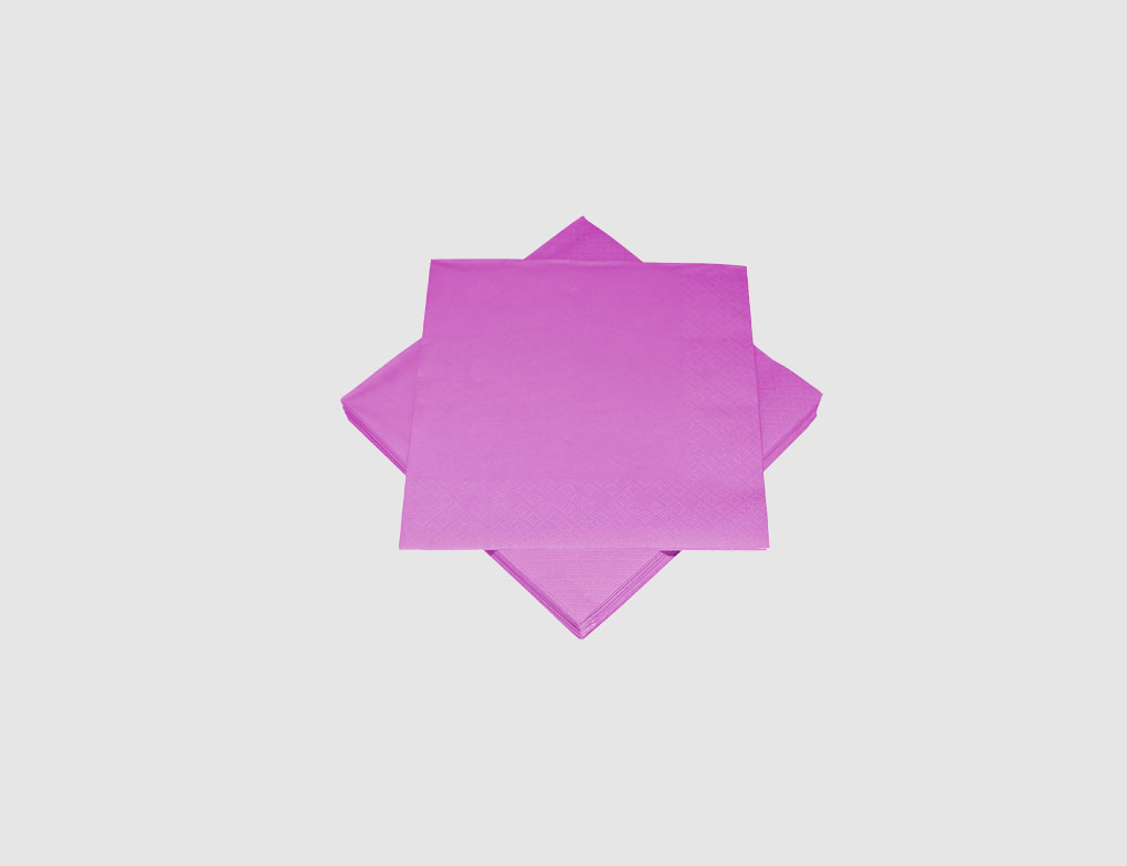 Servietten uni pink