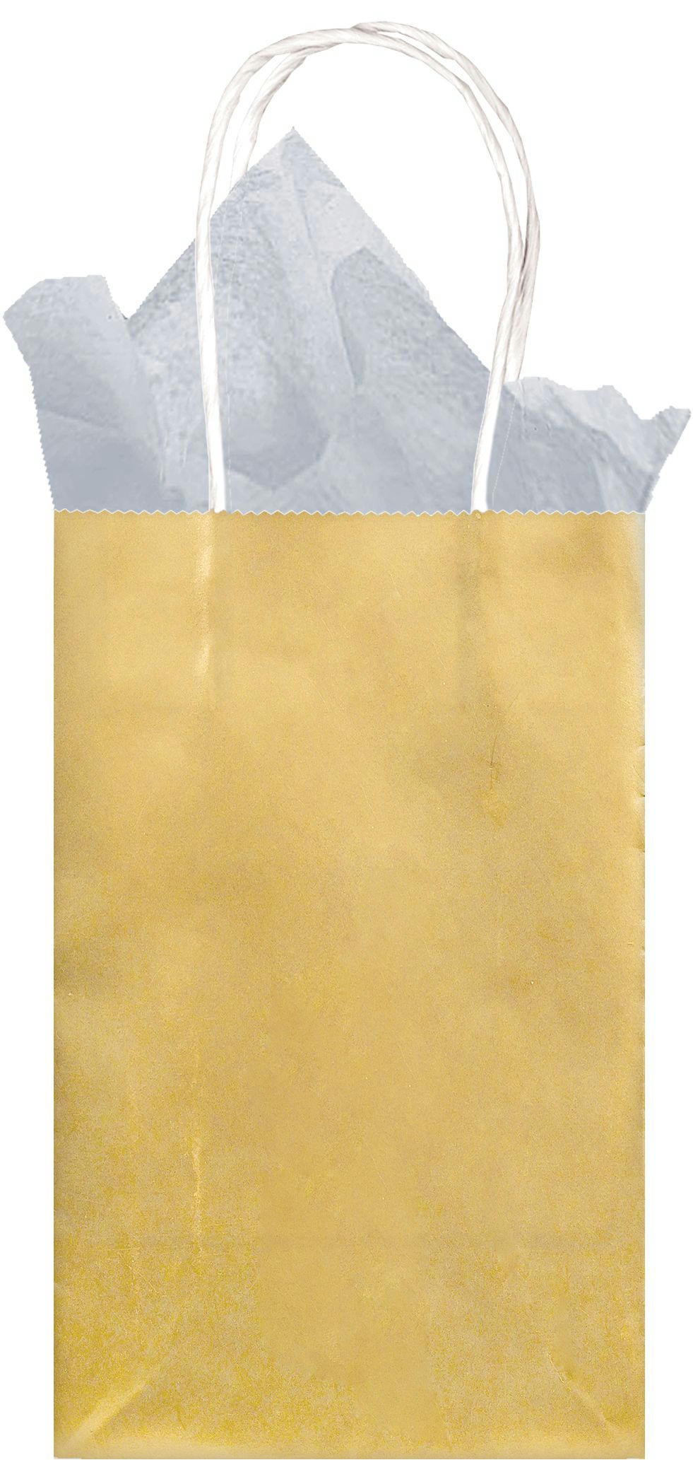 Extra Small Gold Paper Gift Bag