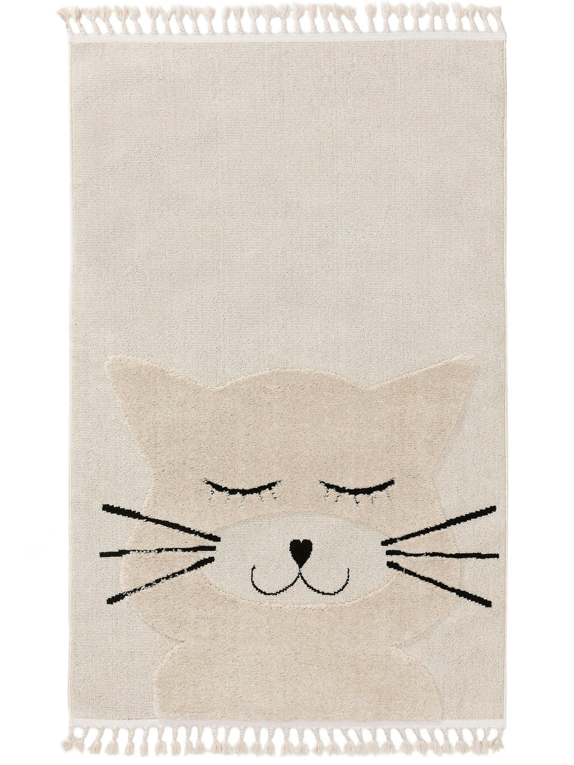 MOMO - Tapis enfant crème 120x180