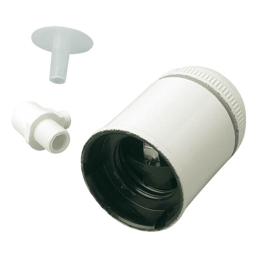 LAMPEHOLDER SCHNEIDER ELECTRIC AAZ729082 E27 SLETT HVIT