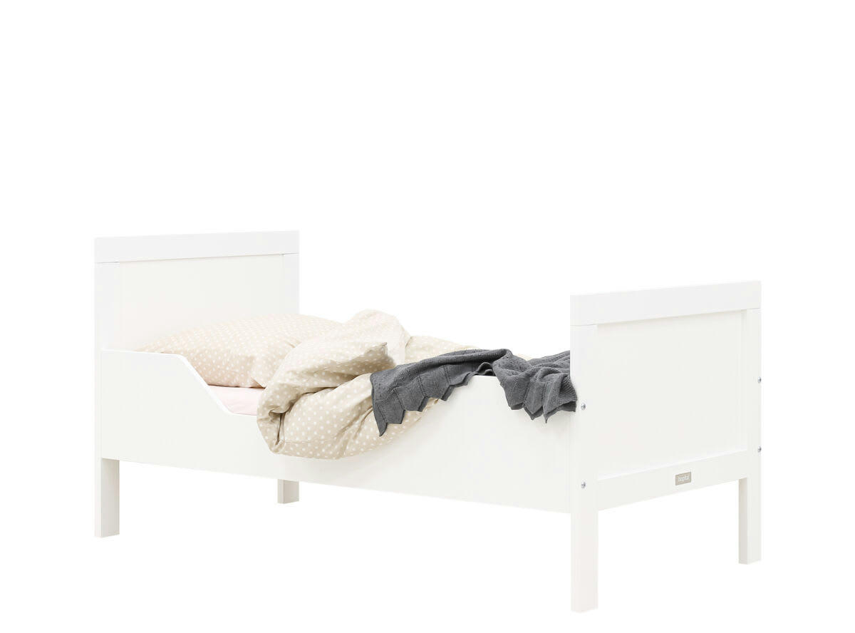 ROMI - Lit d'enfant 70x140 en MDF blanc