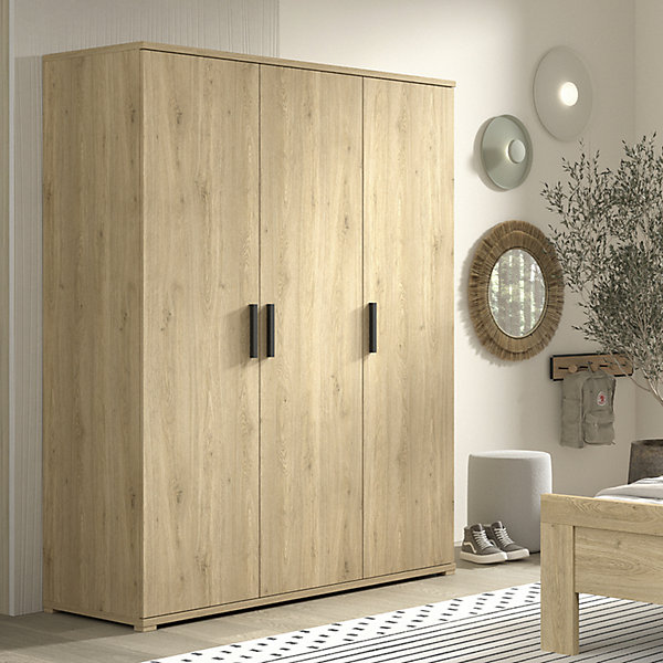 Armoire 3 portes Vipack Sam Bois