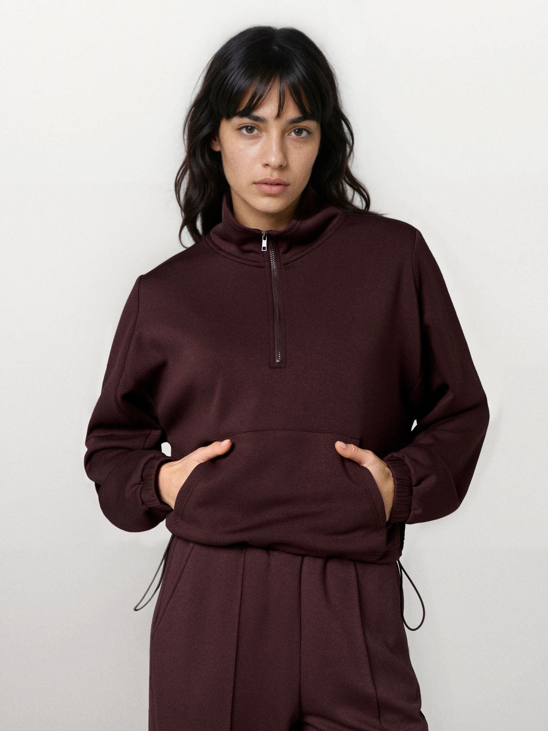 Bluza soft touch z domieszką wiskozy