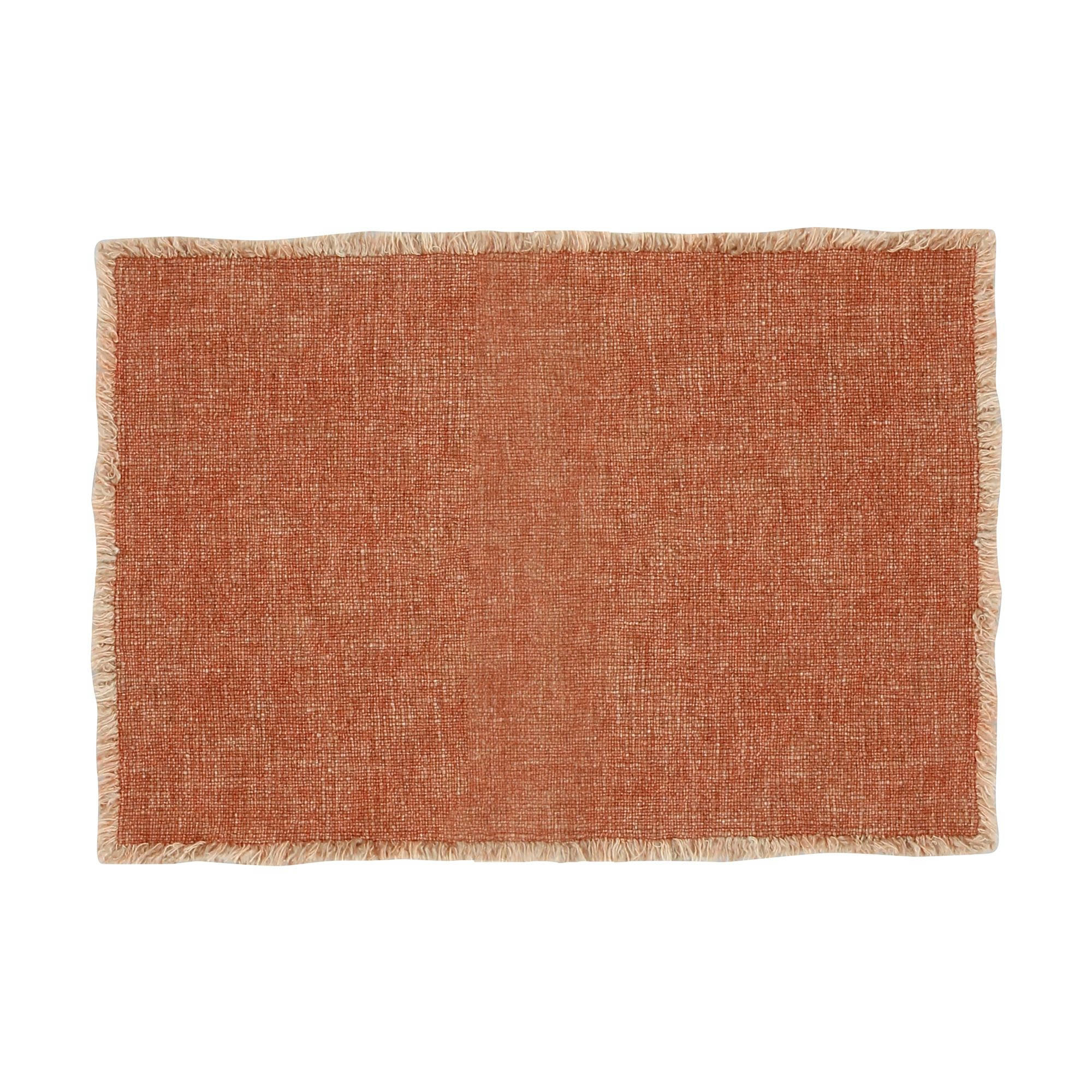 ORIGIN - Set de table en tissu paprika