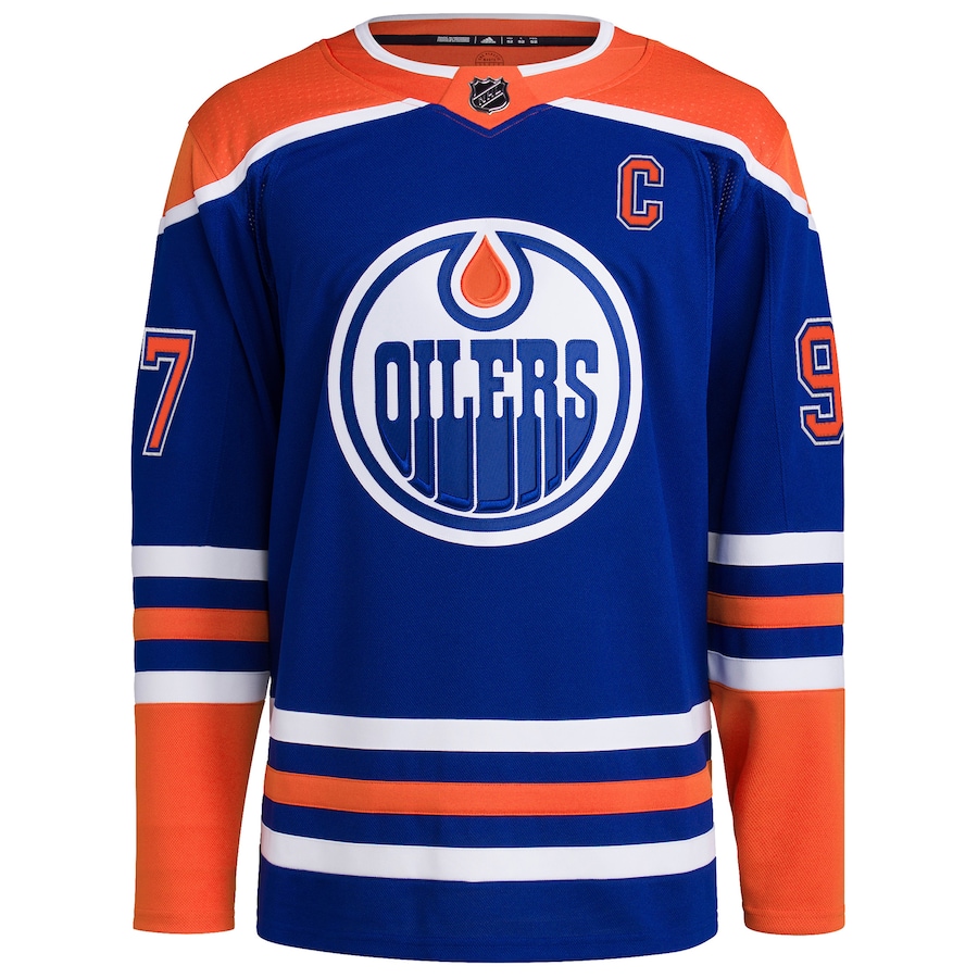 Connor McDavid Edmonton Oilers adidas Home - Primegreen Authentic Pro Player Jersey - Royal