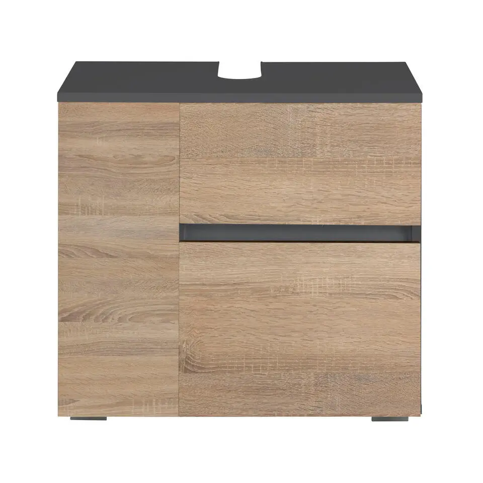 Wisla - Badmeubel 60 cm 1-lade, 1 klep, 1 deur spaanplaat