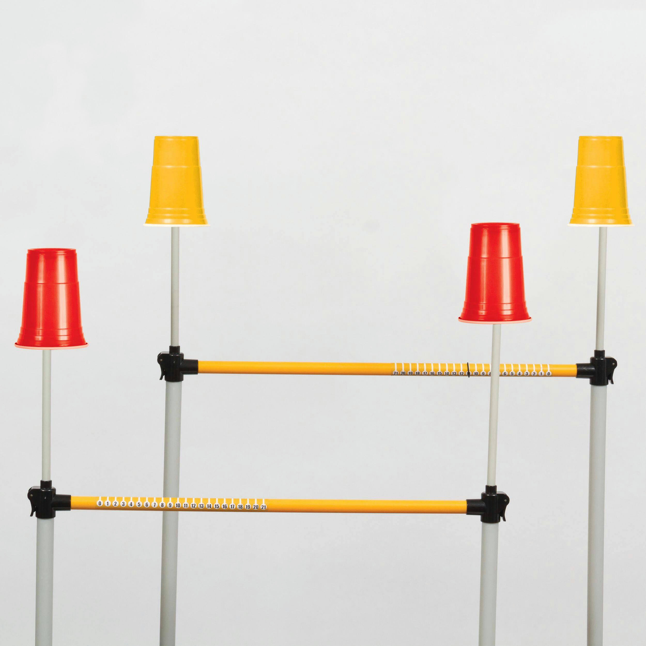 Rec-Tek Outdoor Portable 3-in-1 Ladderball, Disc Toss & Target Set, 19pc, All Ages
