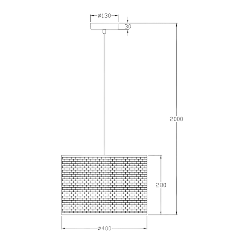 Hängeleuchte Glicine