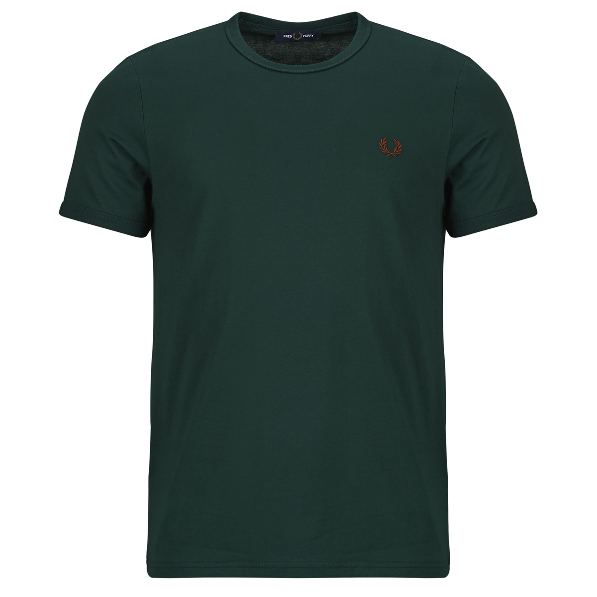 Fred Perry - RINGER T-SHIRT - Green