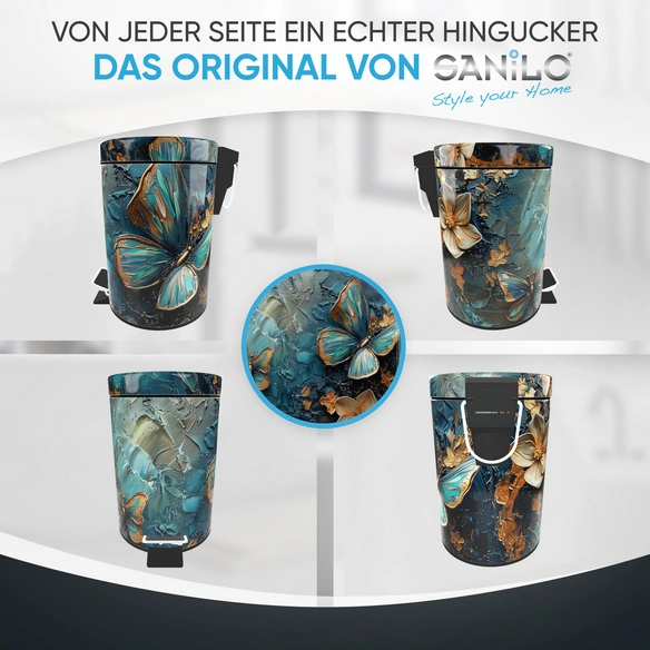 Kosmetikeimer »Mariposa«, 3,0L , Blau