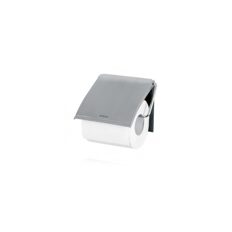 Porte-rouleau papier toilette acier mat BRABANTIA