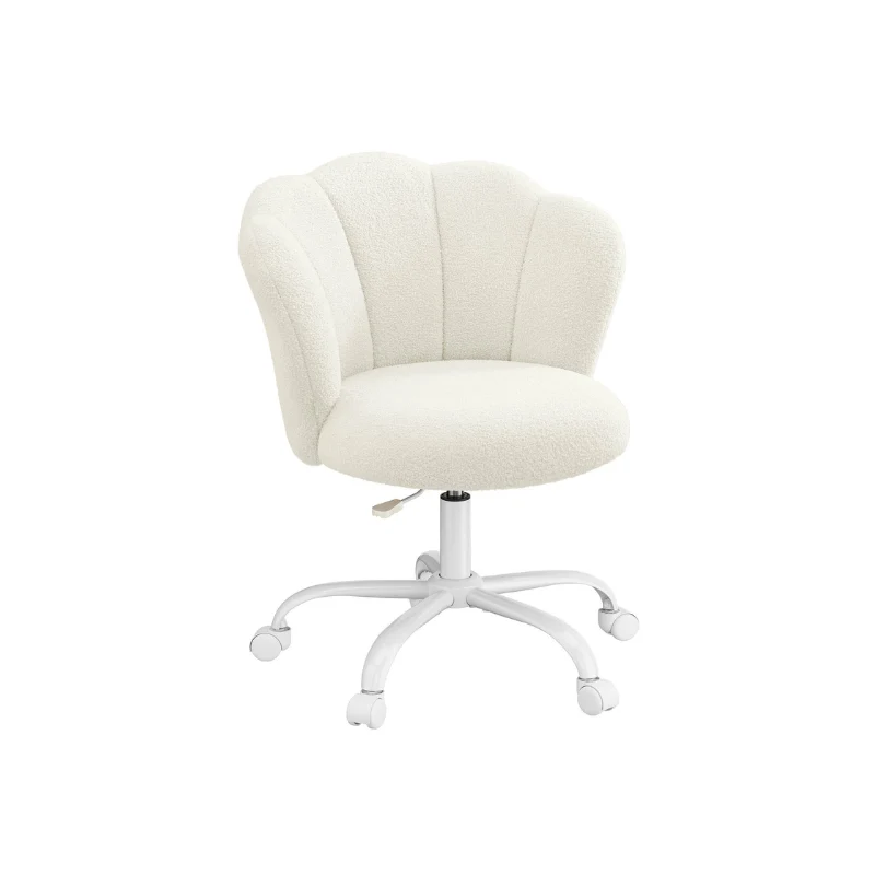 Fauteuil de Bureau Pivotant 360° avec Dossier en Forme de Pétale