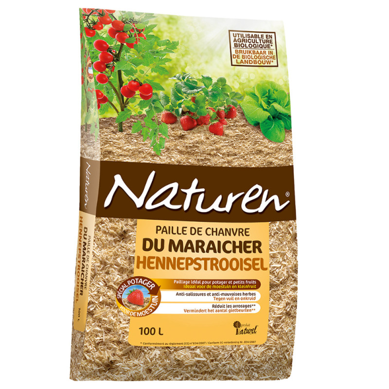 Paille de chanvre 100 L NATUREN