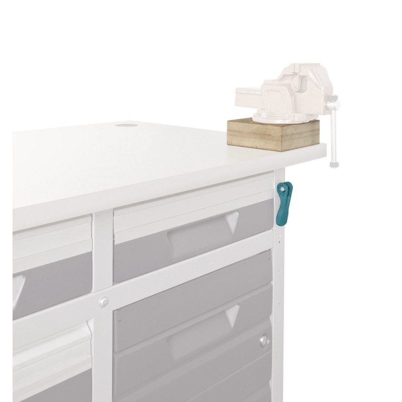 Station pour étau et support machines WOLFCRAFT