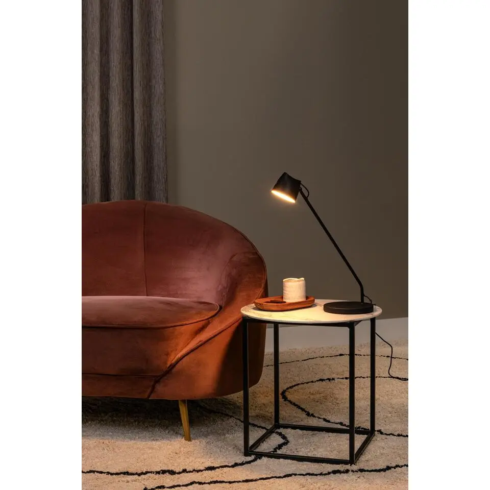 Lucide MILNE Bureaulamp - Zwart