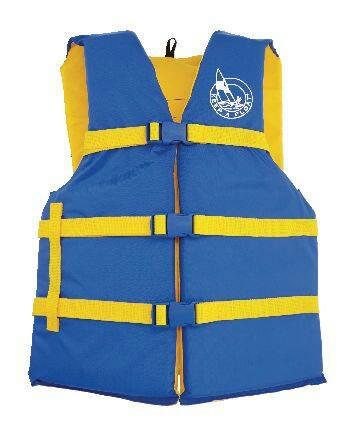 Fluid Universal Three-Belt PFD/Life Jacket, Yellow