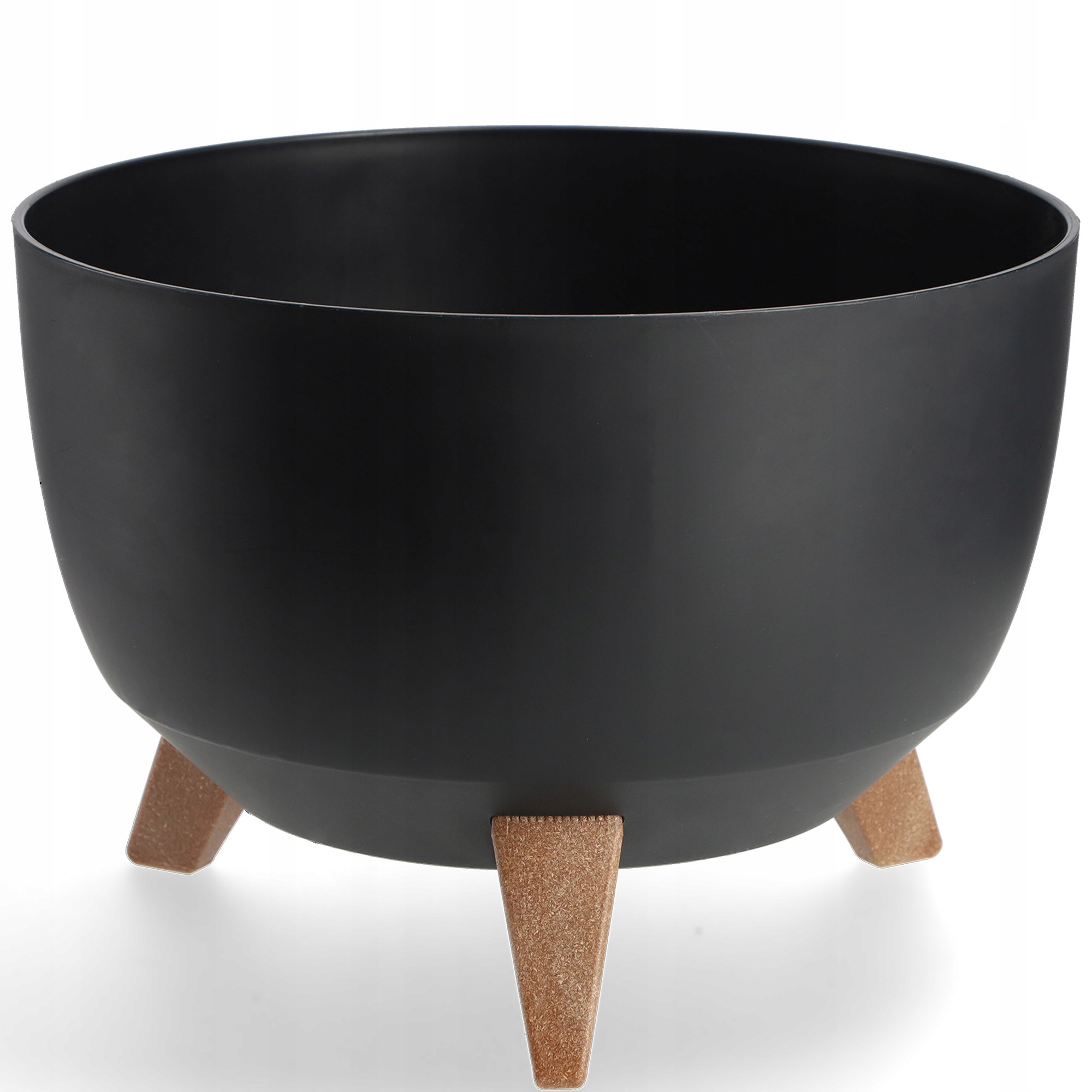 Kadax Doniczka Donica 33cm Wkład Osłonka Czarna
