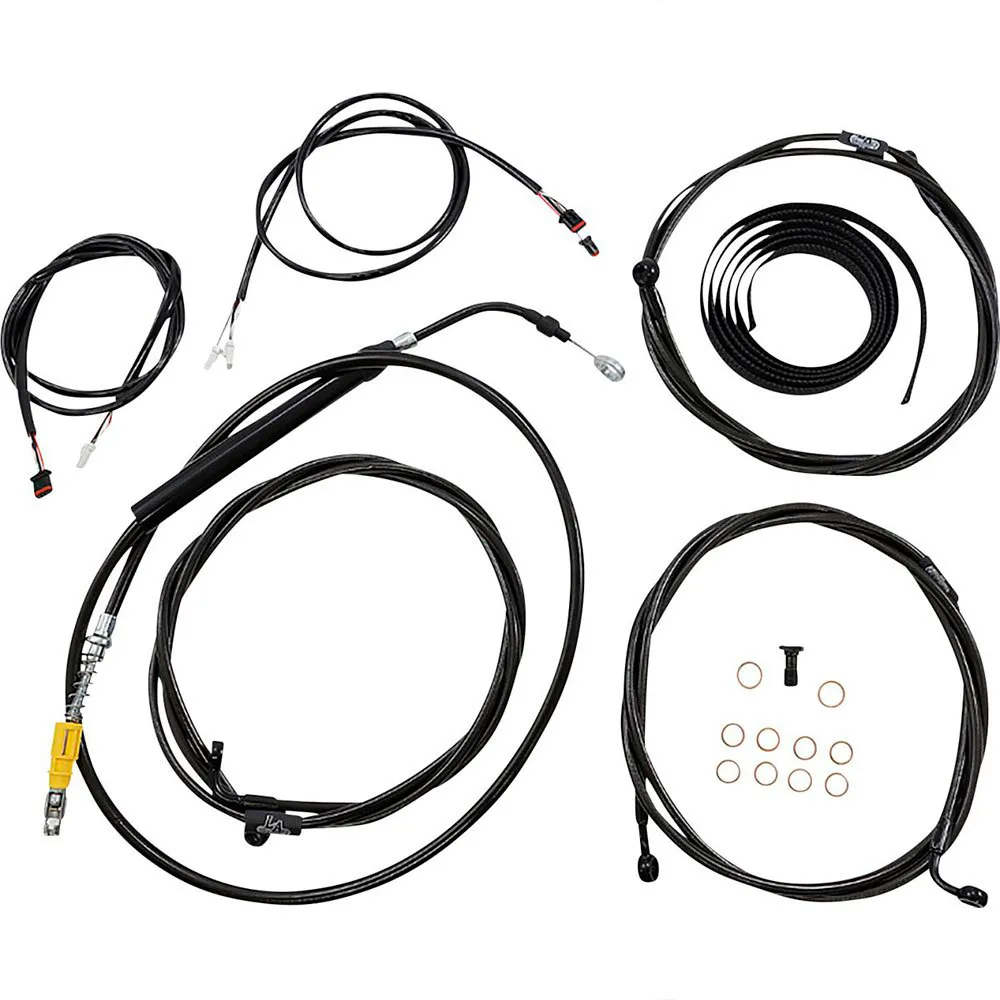 La Choppers Complete Harley Davidson Flhr 1750 Abs 21-22/Flhrxs 1868 Abs 21-24 brake line Kit