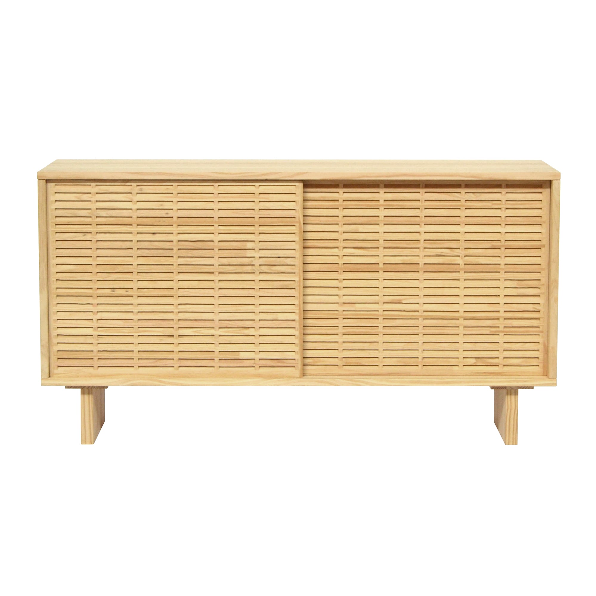 Naan Furniture Dressoir Cala - Gelakt natuurlijk grenen - 120 cm - 2 deuren