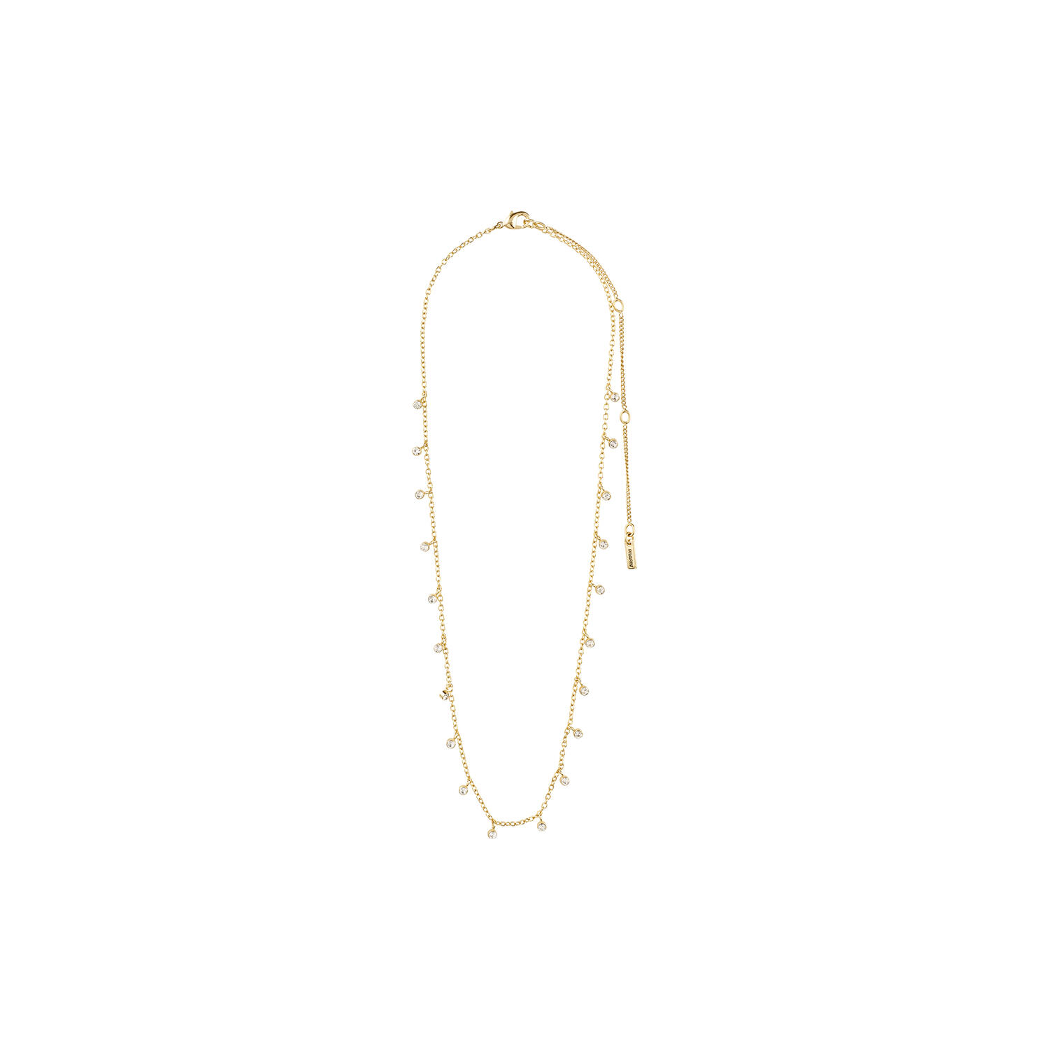 MAJA Crystal Multi Drops Armb&aring;nd, gold plated