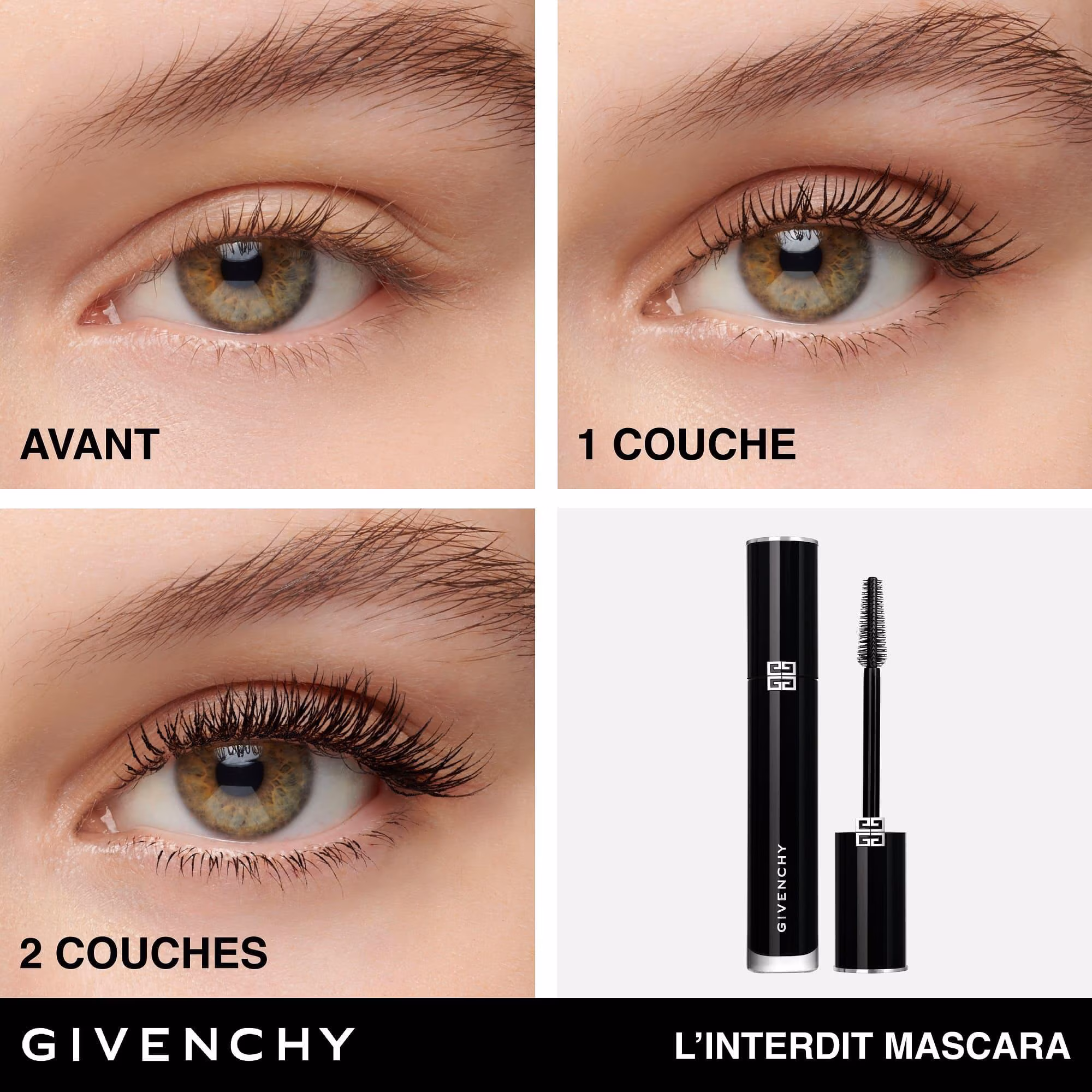 L'INTERDIT COUTURE VOLUMEMascara volume 24h & soin des cils