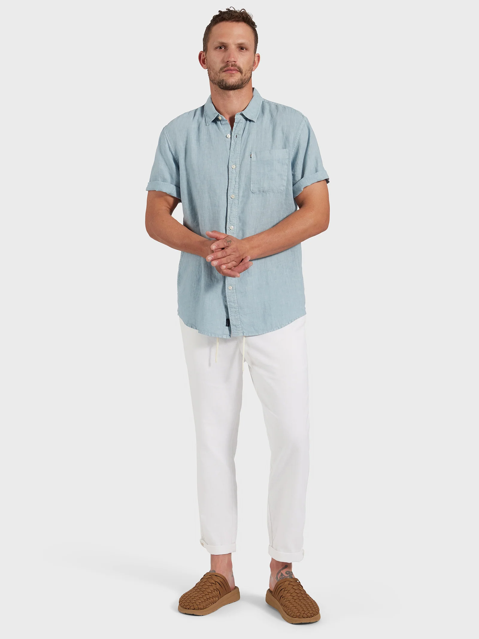 Hampton Linen Short Sleeve Shirt