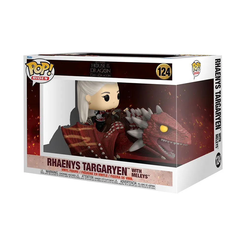 Funko Deluxe House Of The Dragon Rides Rhaenys Targaryen With Meleys figure 9 cm