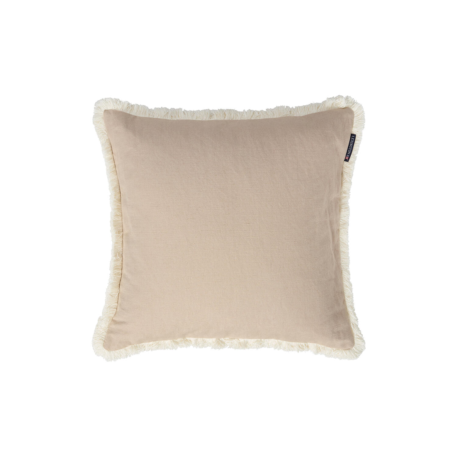 Fringe Pillow Cover, beige