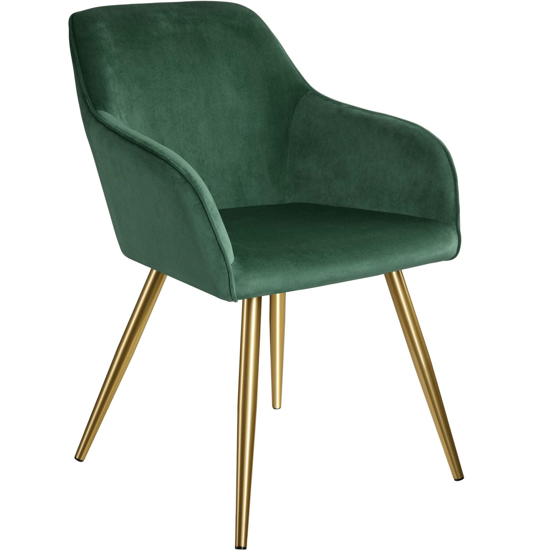 - Ensemble de 2 chaises en cuir synthétique Siège rembourré, aspect