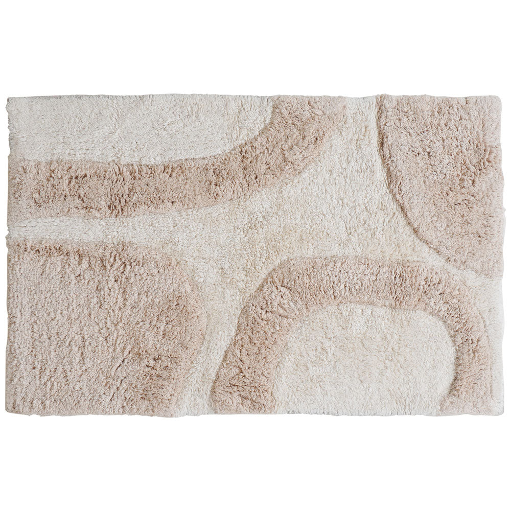 Veer Carpets - Badmat Baily - Naturel Beige 60 x 100 cm