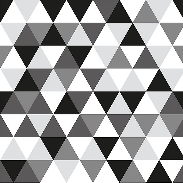 Crédence à coller Triangle Monochrome 100 x 50 cm