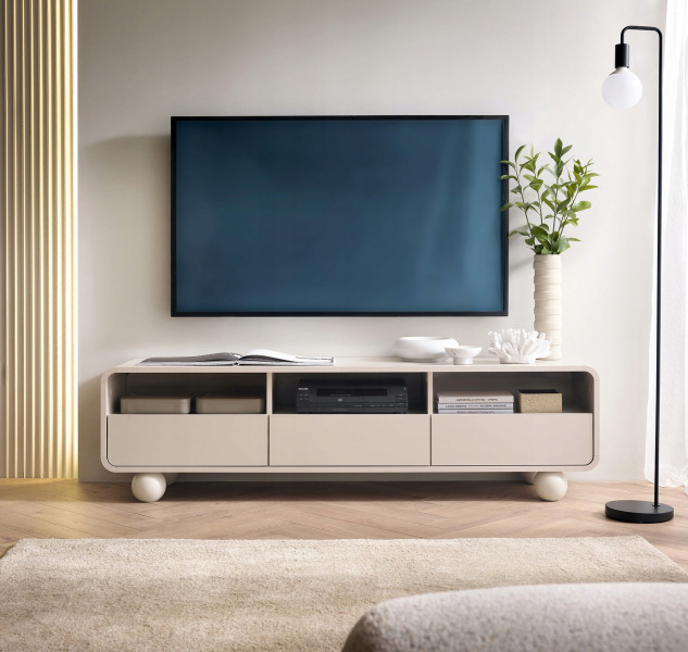 Nowoczesna Komoda Szafka RTV 160 NOMBI Cashmere